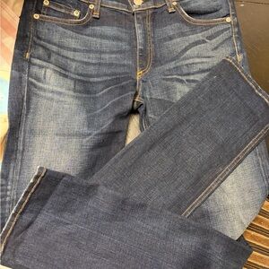 rag & bone Indigo Straight Leg Jeans